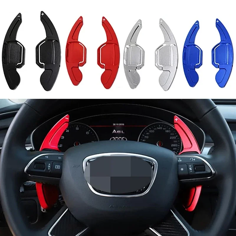 Paletas de cambio aluminio para Audi A3/A4/A5/A6/Q3/Q5/Q7/S3/RS3