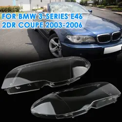 Lente de faro BMW Serie 3 E46 Coupe 325 330 transparente 2003-2006