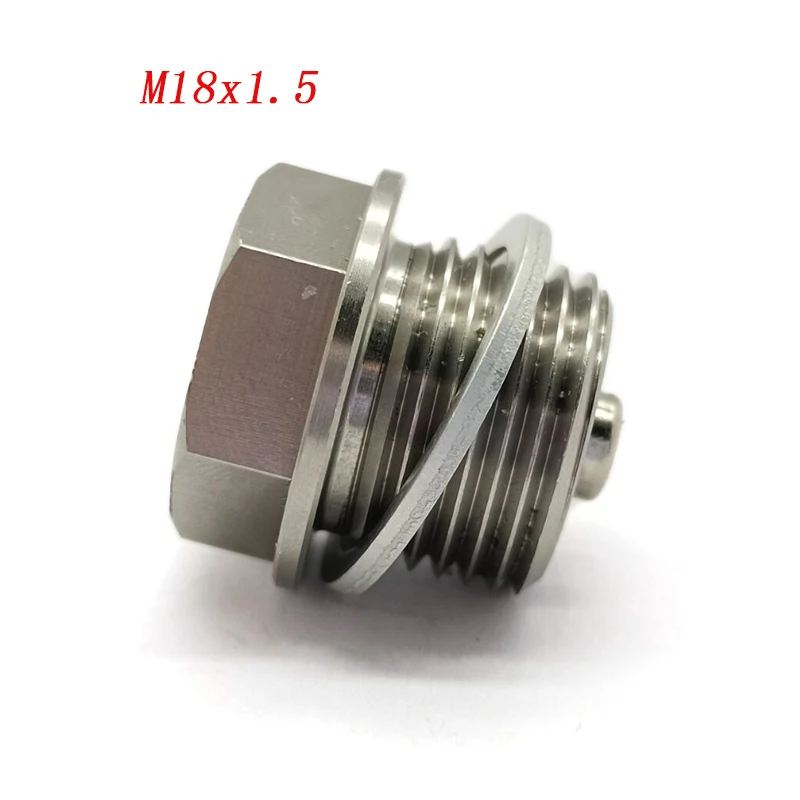 Tapón de cárter magnético de neodimio inoxidable – M12-M18 - imagen 4