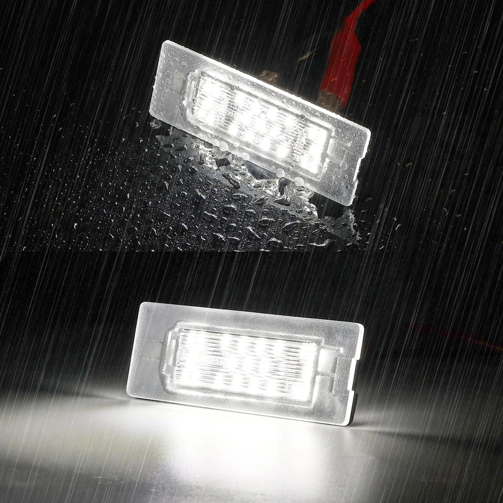 Luz LED de matrícula CANbus sin errores para Fiat Panda 169