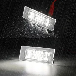 Luz LED de matrícula CANbus sin errores para Fiat Panda 169