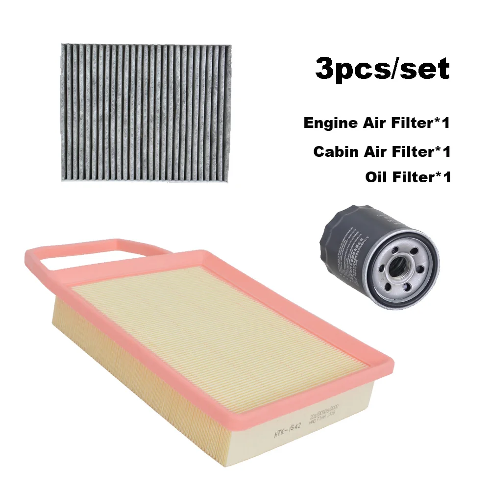 Kit filtros aire, aceite y habitáculo GAC EMPOW/EMKOO 2.0 Hybrid