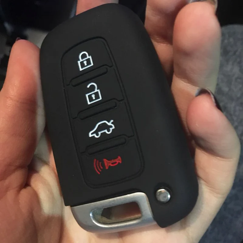 AX Funda silicona mando a distancia para Hyundai Kia Sorento Sportage - imagen 2