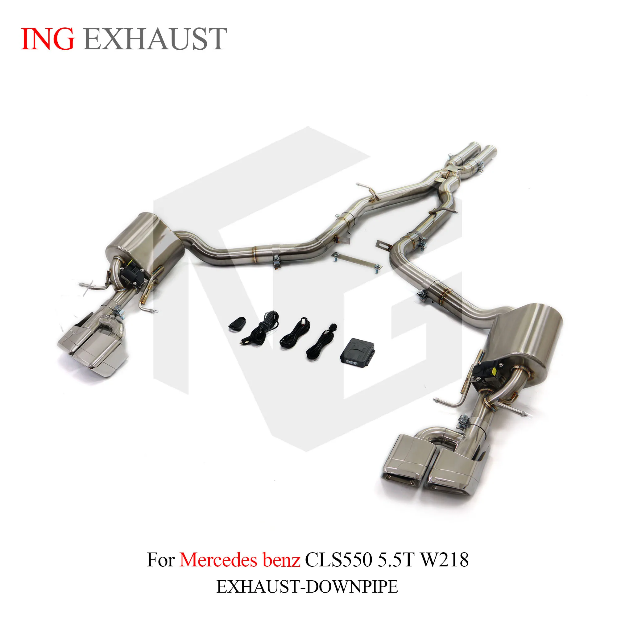 Escape catback ING SS304 para Mercedes CLS550 AMG 5.5 Biturbo W218