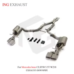 Escape catback ING SS304 para Mercedes CLS550 AMG 5.5 Biturbo W218