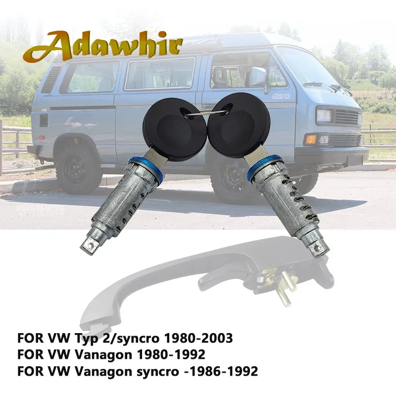 Kit reparación manilla puerta exterior VW Vanagon Syncro con cerradura