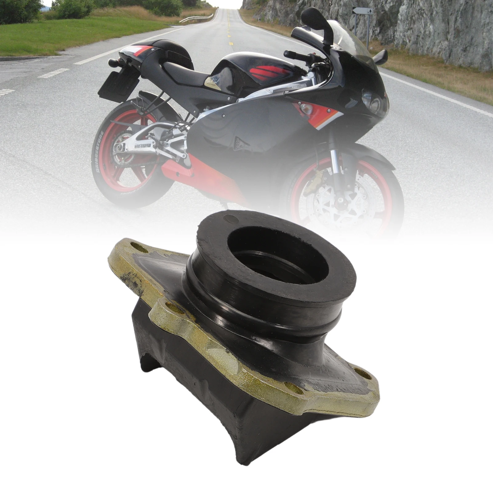 Goma de admisión del colector de admisión para Aprilia RS125 2003-2004 Aprilia RX125 1995-2010 28er 34 mm Carburador Dellorto - imagen 4