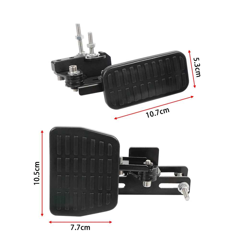 Extensores de Pedal de Gas y freno adecuados para la mayoría de los vehículos Pedal para Go Kart ángulo de longitud ajustable freno y aceleración de vehículos automáticos - imagen 2