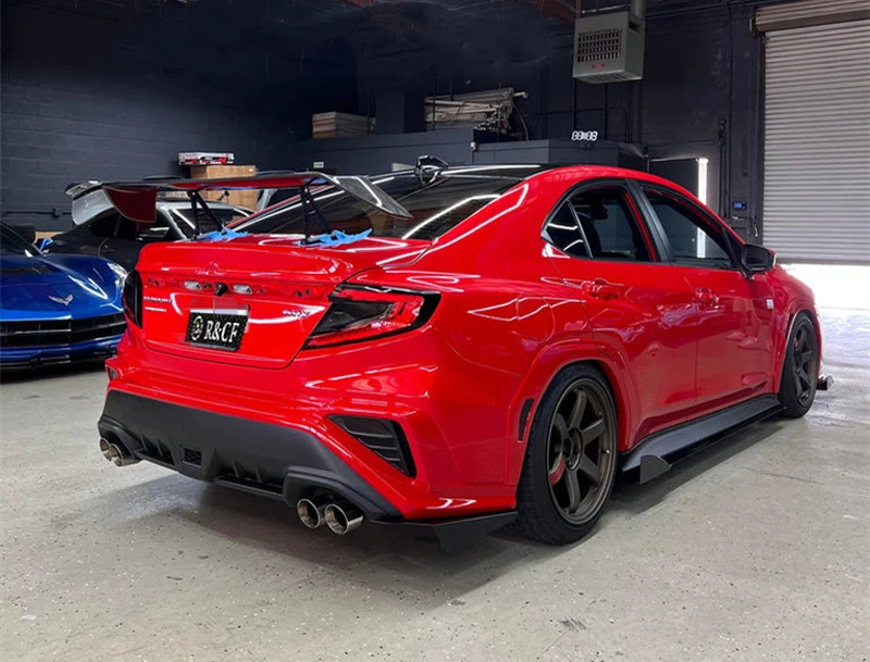 Alerón alto estilo STI-P de carbono para Subaru WRX S4 2022 - imagen 5