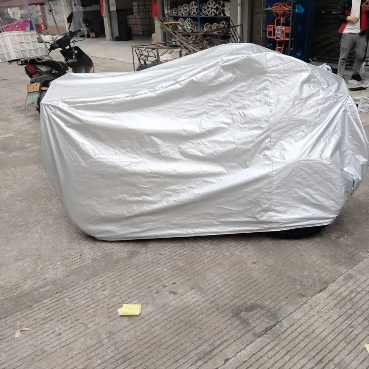 Funda impermeable en color plateado