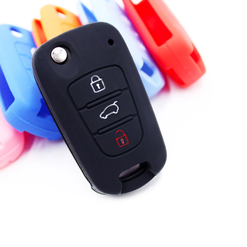 Funda silicona llave coche Kia K5 Sportage Rio Hyundai i20 i30 i35