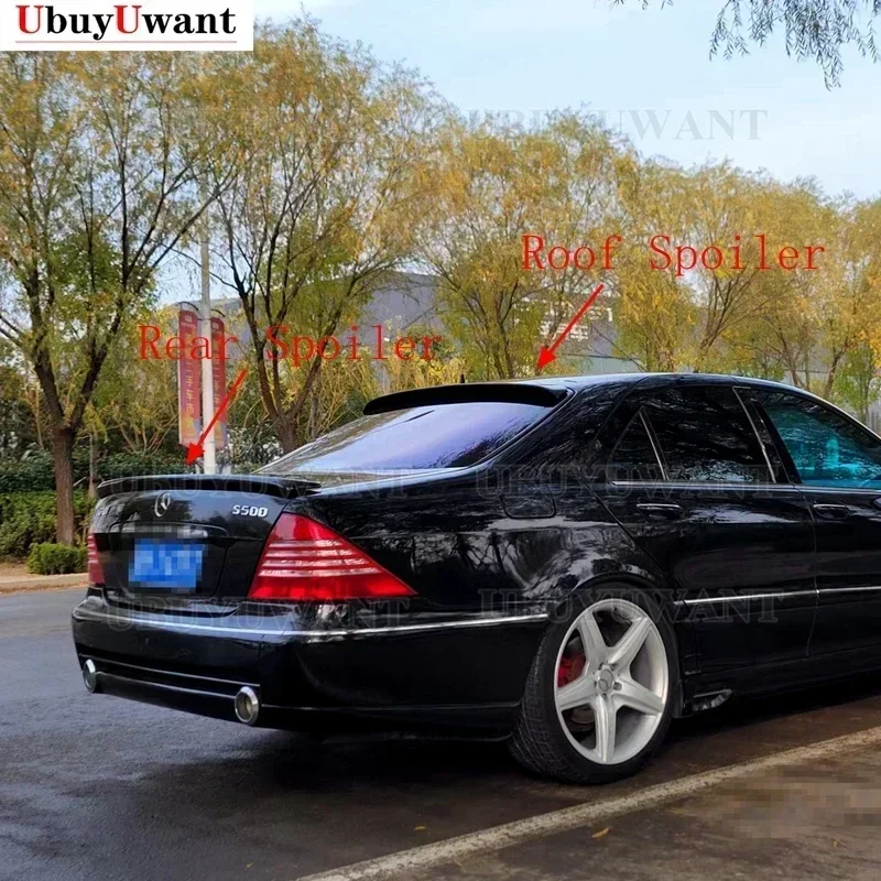 Alerón trasero fibra carbono Mercedes Clase S W220 S450 S600