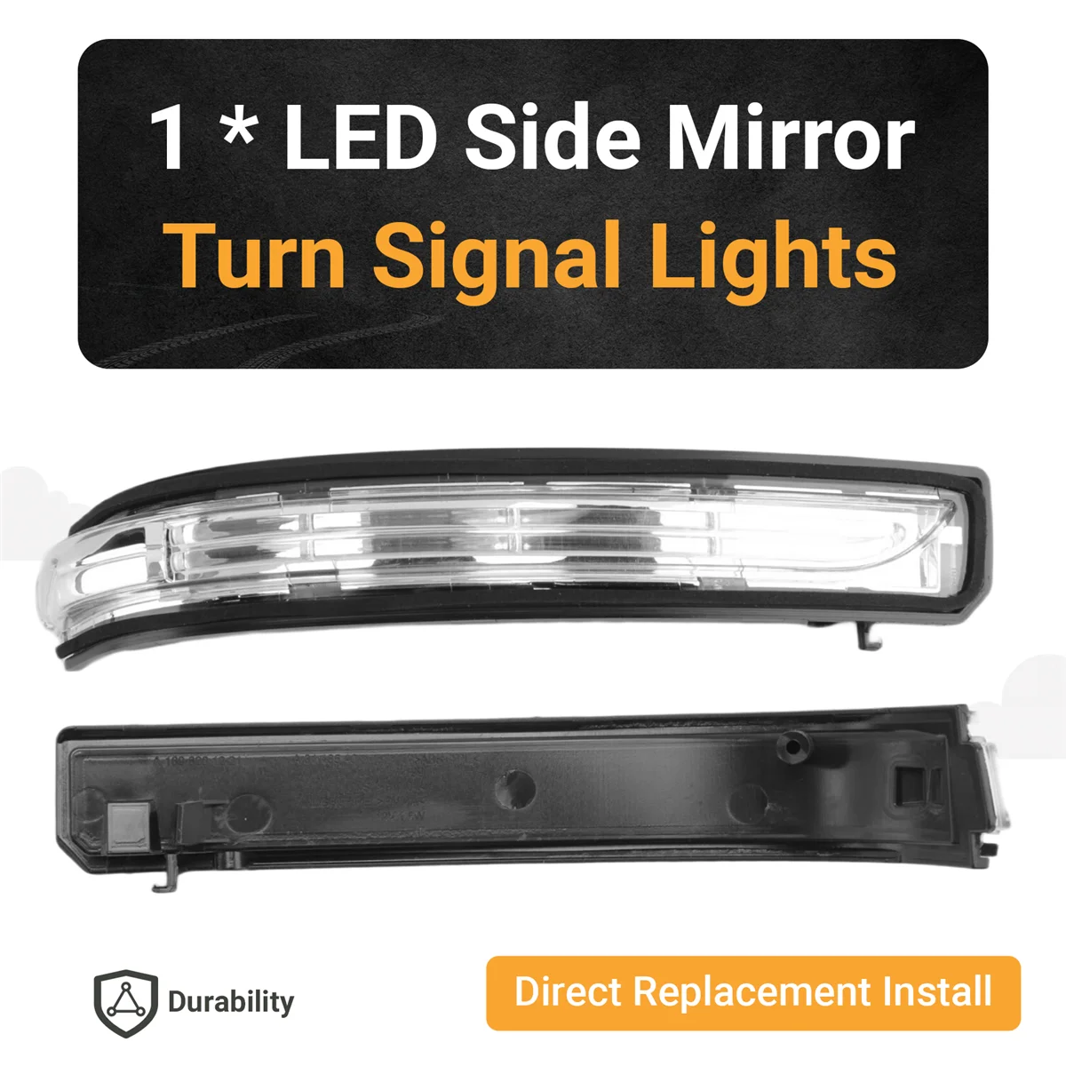 Intermitente LED espejo Mercedes Clase A W169 y Clase B W245 - imagen 2