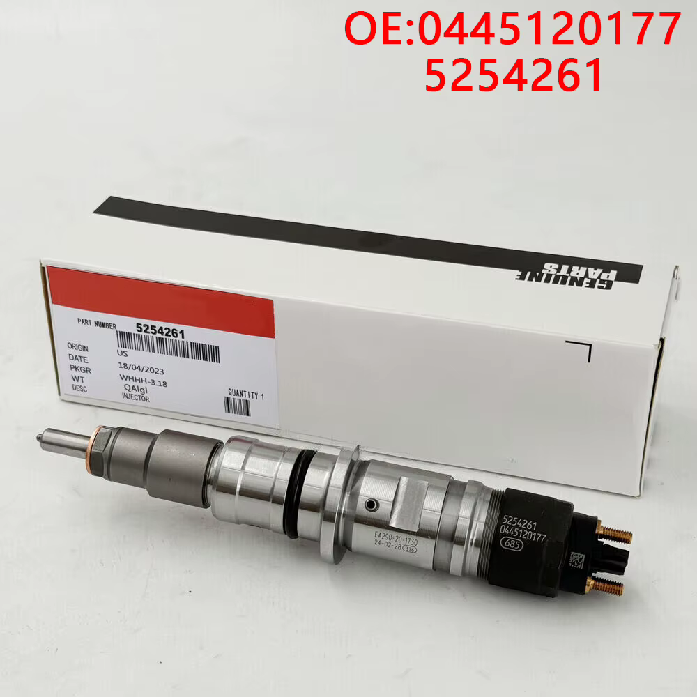 Inyector de combustible Cummins 0445120177 para motor 6.7 L
