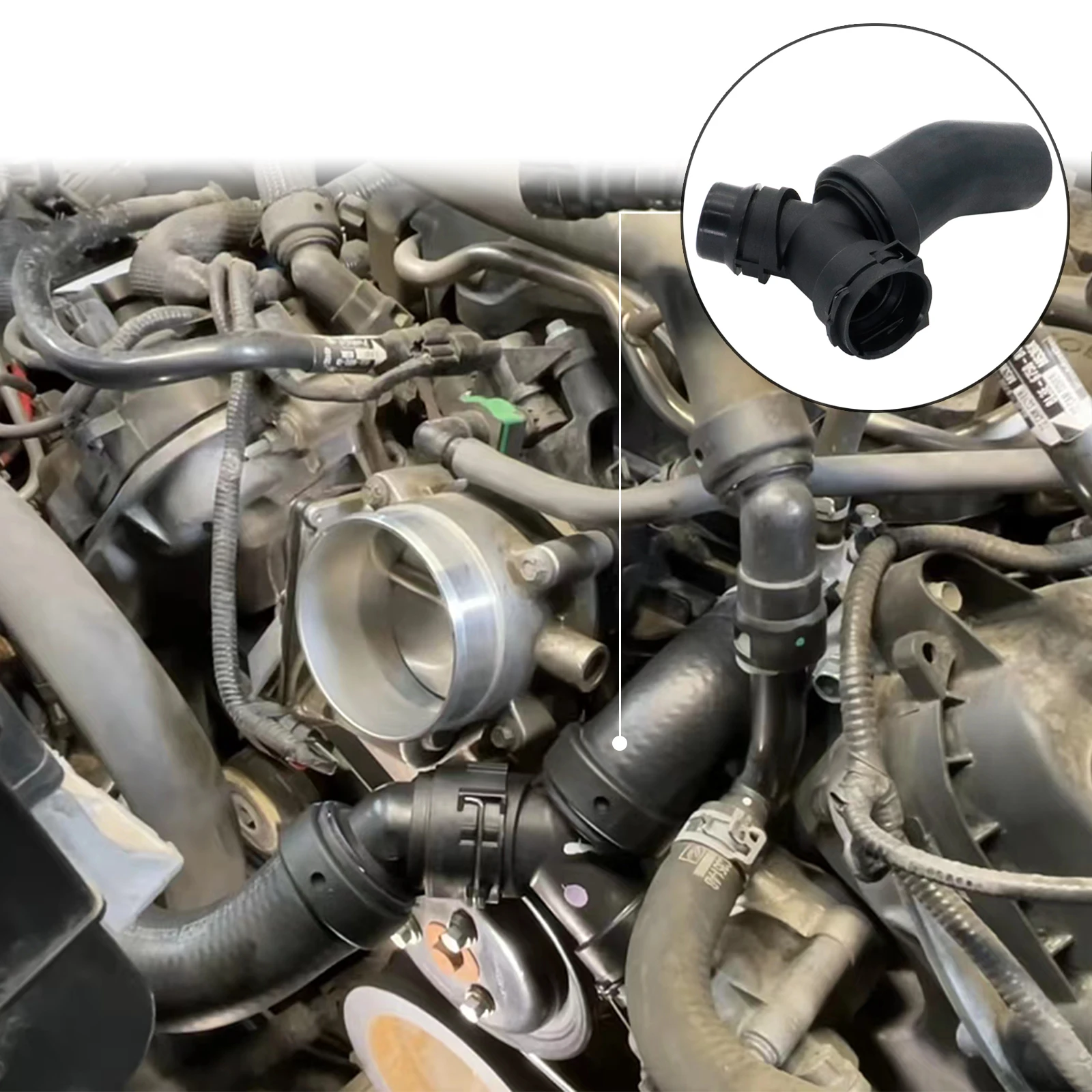 DR3Z8566B Conector en T manguera radiador V8 Ford F-150 Mark LT - imagen 2