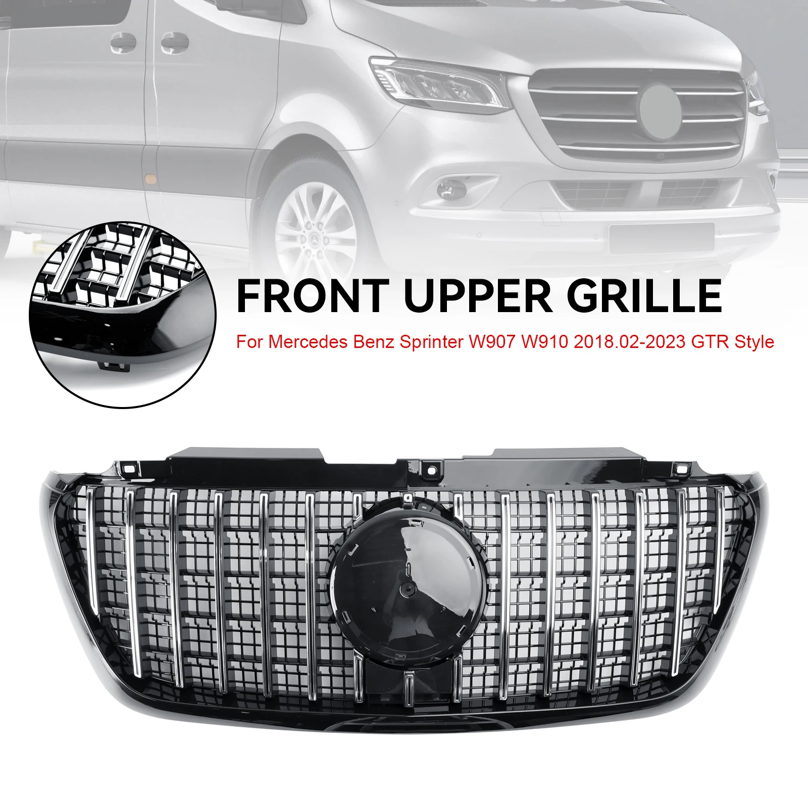 Artudatech Parrilla paragolpes Mercedes Sprinter W907-W910 (2018-2023)