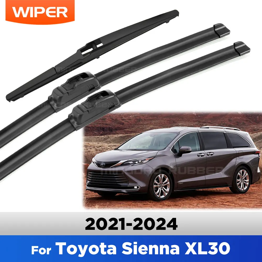 Escobillas limpiaparabrisas compatibles Toyota Sienna XL30 2021-2024
