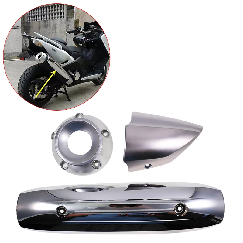 Yamaha Cubierta de tubo de escape para TMAX 500/530 (2011-2016) - imagen 3