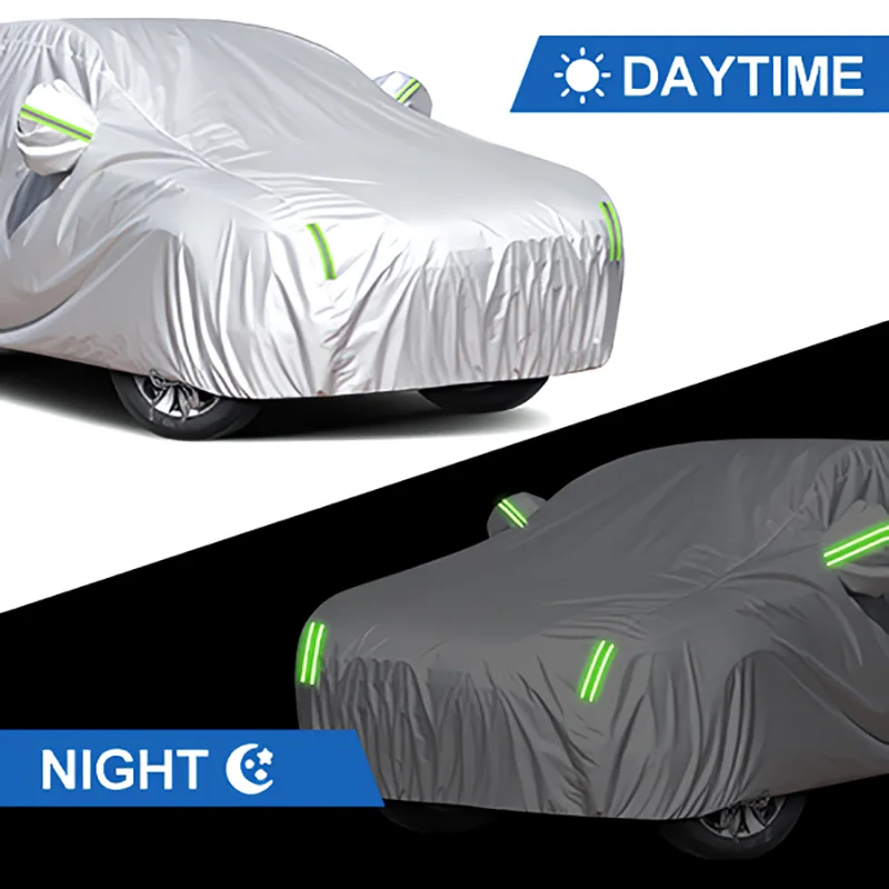 Cubierta de protección solar para coche, accesorio Exterior de 190T, aislamiento térmico, resistencia a los arañazos, para Kia Stinger 2018-2023 - imagen 4