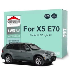 Bombillas LED Canbus matrícula BMW X5 E70 2007-2013