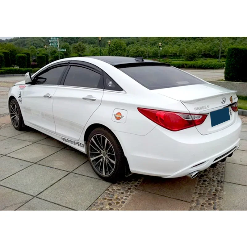 Alerón trasero ABS negro brillante para Hyundai Sonata 8 2011-2014 - imagen 2