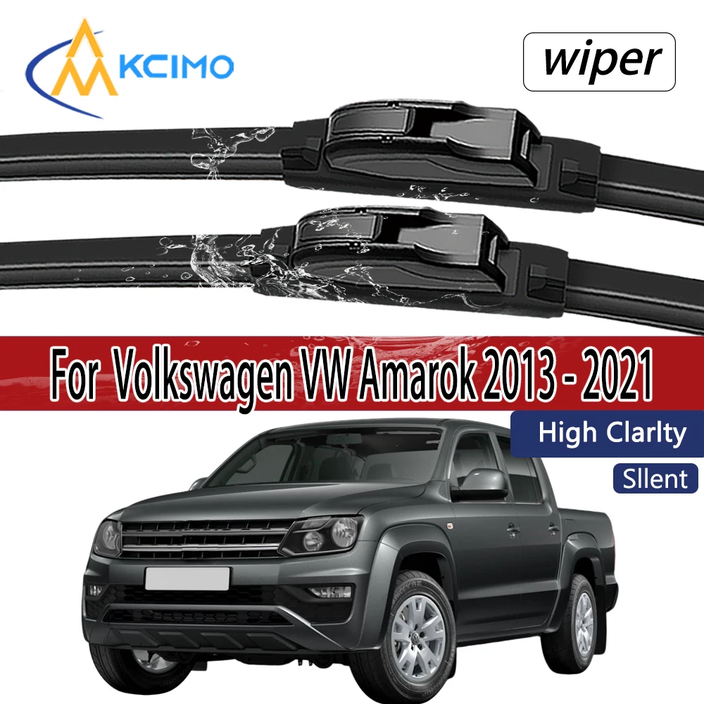 Limpiaparabrisas delantero para VW Amarok 2013-2021, juego de 2 escobillas