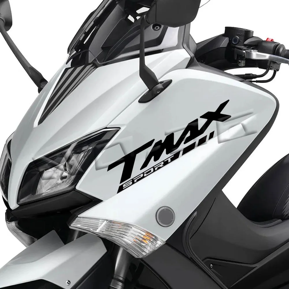Pegatinas de rayas para el carenado frontal de una TMAX