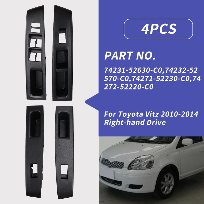 Interruptor elevalunas Toyota Vitz 2010-2014 RHD con cubierta - imagen 2