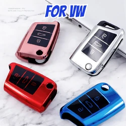 Funda llave coche TPU Volkswagen Golf 7, Seat León, Ibiza y Octavia