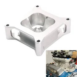 Carburador de aluminio CNC de 2 ", 4 puertos, 4150, diámetro cuadrado, espaciador para Chevy GM LSX Chevrolet Ford 302 SBC