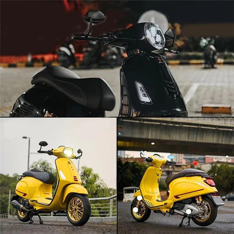 Retrovisores manillar AB56 para Vespa Sprint 150, GTS 300, GTV - imagen 3
