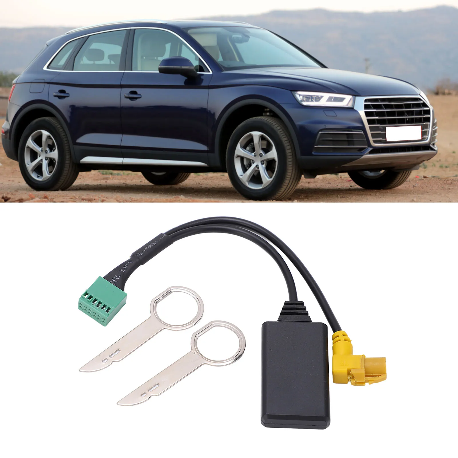 Adaptador cable auxiliar Audi AMI 3G con Bluetooth para A4/A6/Q5