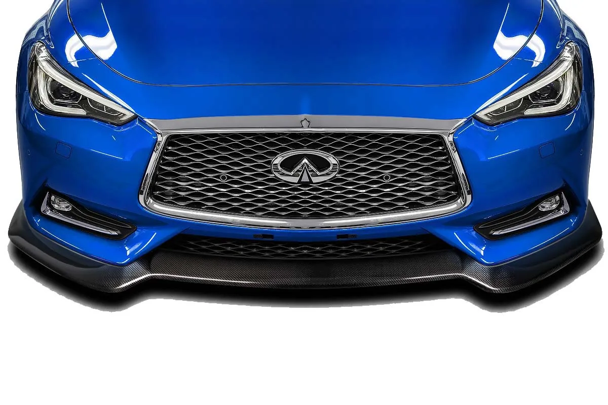 Falda delantera fibra de carbono Infiniti Q60 Coupe 2017-2022 - imagen 2