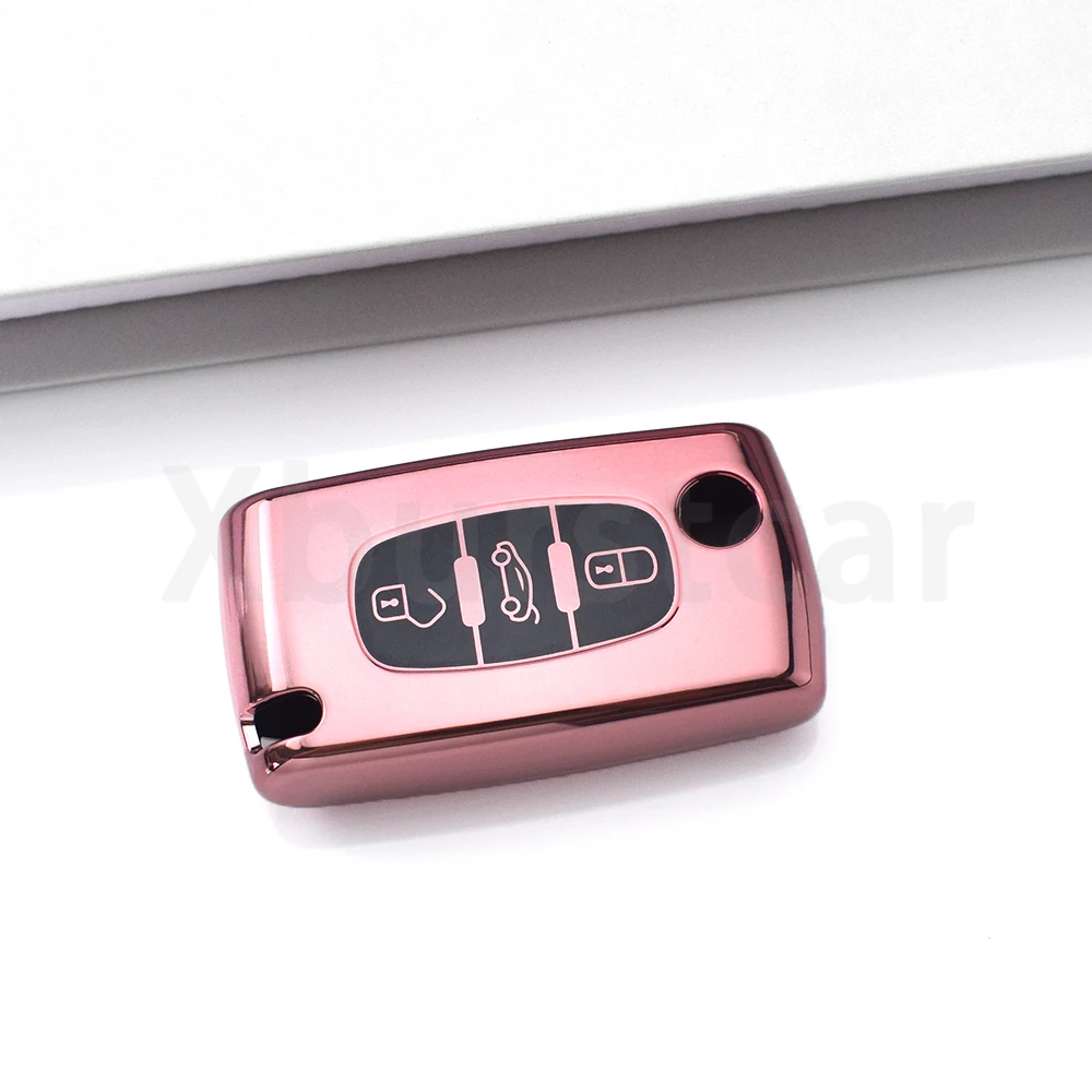 Funda de llave TPU para Peugeot y Citroen - 308/407/607/807/207/307 - imagen 3