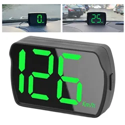 Visor HUD para coche con velocidad digital en parabrisas
