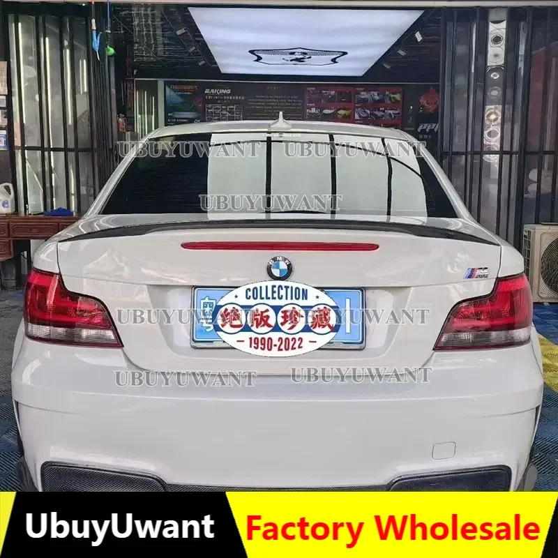 Alerón trasero efecto carbono y negro brillante BMW Serie 1 E82/E88
