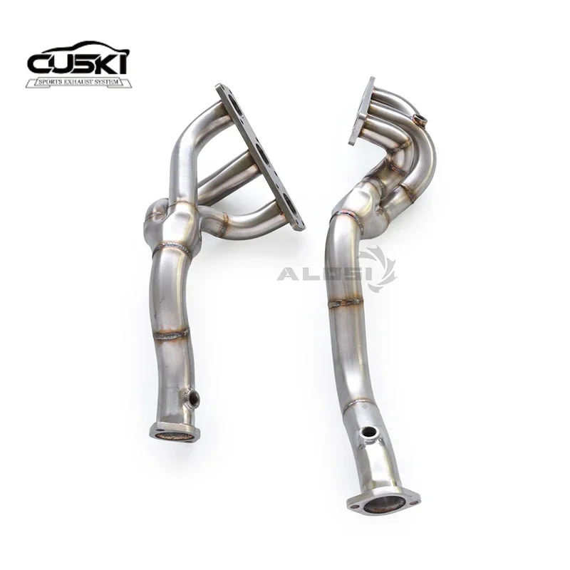 Colector de escape sin catalizador BMW E39 M54 3.0 acero inoxidable