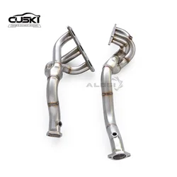 Colector de escape sin catalizador BMW E39 M54 3.0 acero inoxidable
