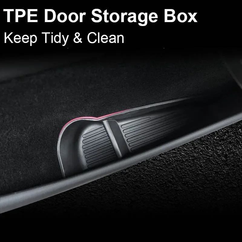 Organizador lateral de puerta TPE para Tesla Model Y Juniper 2025 - imagen 2