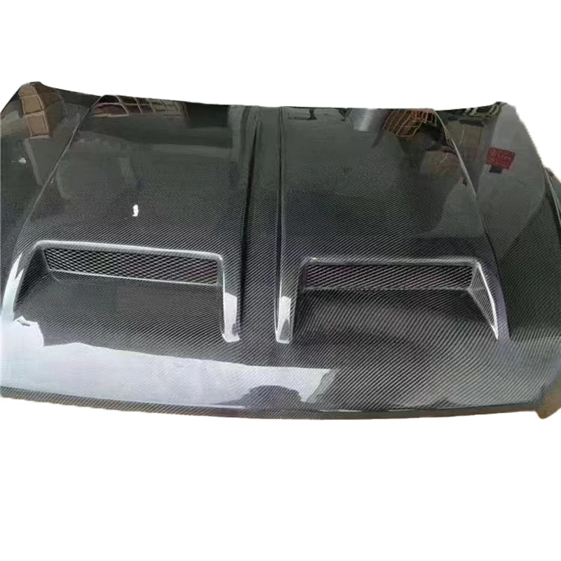 Capó de fibra de carbono Ford F150 2012 con ventilación - imagen 4