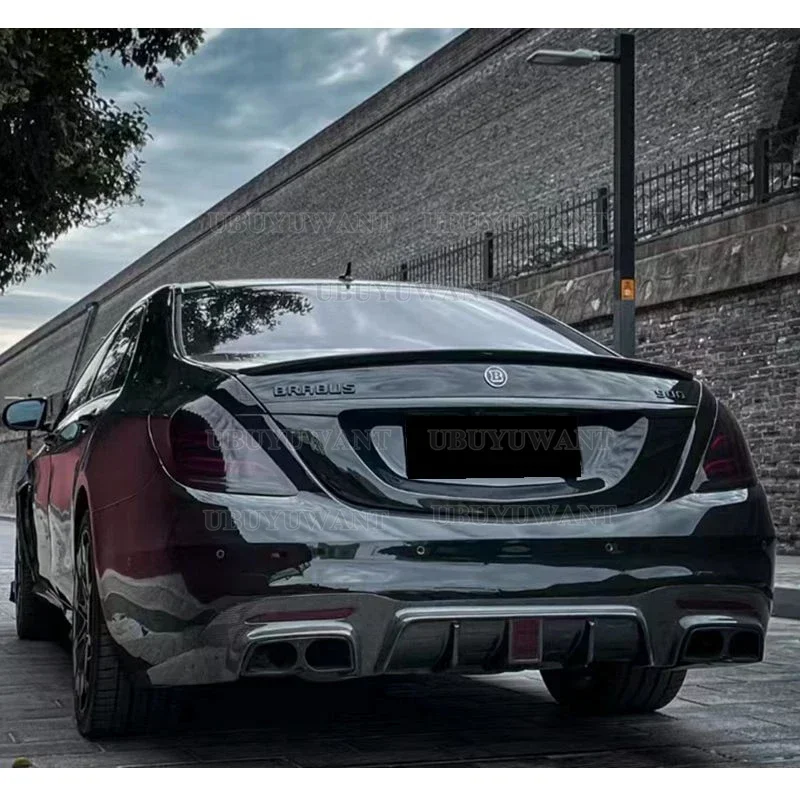 Alerón de maletero efecto carbono para Mercedes-Benz Clase S W222 - imagen 5