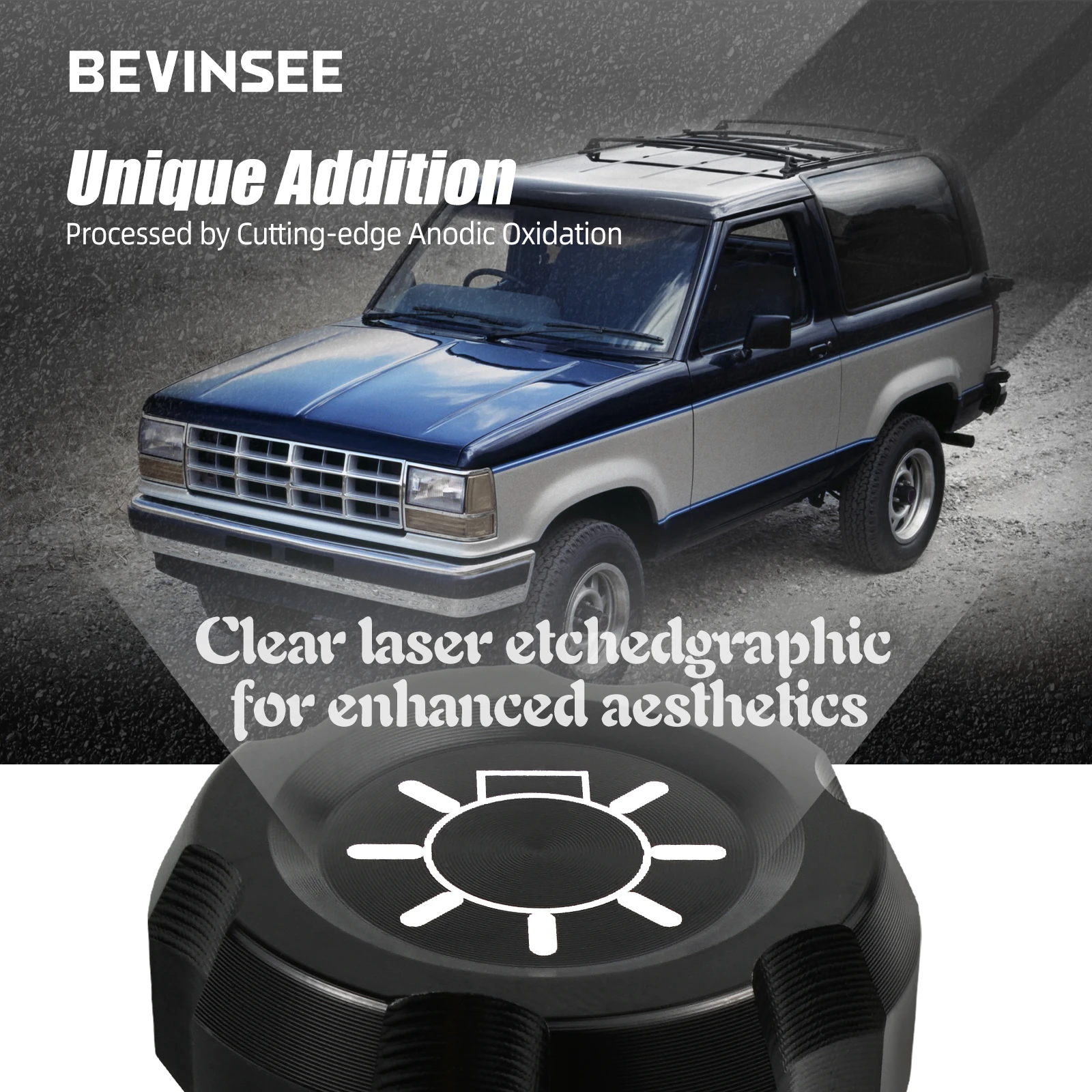 Perilla de faro BEVINSEE para Ford Mustang 94-04 y F-Series 92-97 - imagen 2