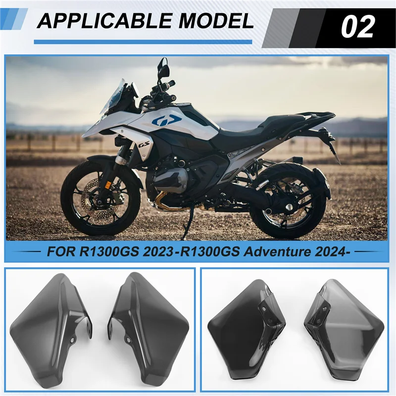 Deflectores laterales ahumados para parabrisas BMW R 1300 GS/GSA - imagen 5