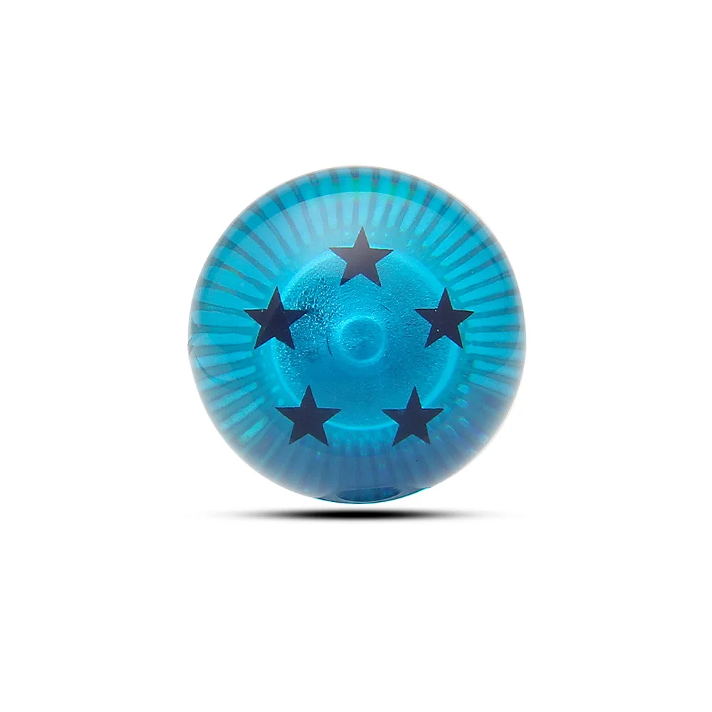 Pomo de cambio universal azul cielo de 54 mm con diseño de 7 estrellas - imagen 3
