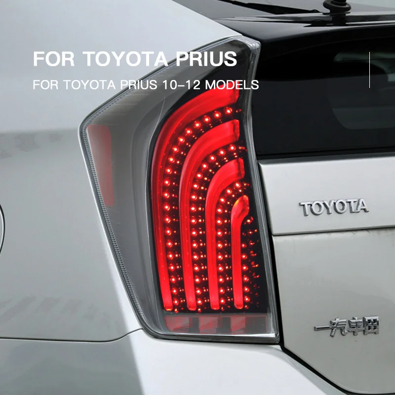 Conjunto de luces traseras LED Sewiyolin para Prius 2010-2012