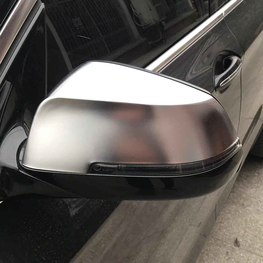Cubierta de espejo retrovisor BMW F20 F30 F31 plateada mate - imagen 4