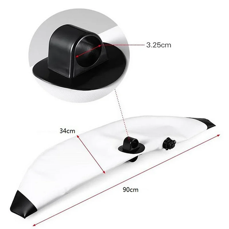Kit estabilizador kayak hinchable PVC – flotador para canoa - imagen 5