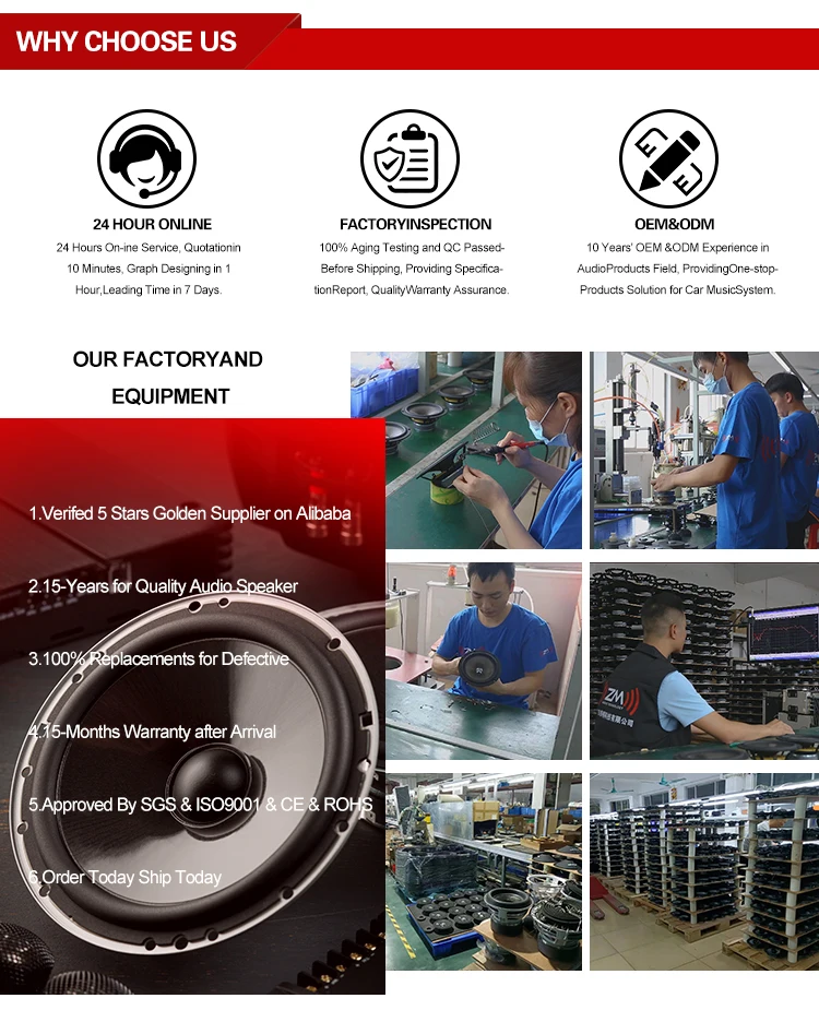 Zona de pruebas de audio en la fábrica