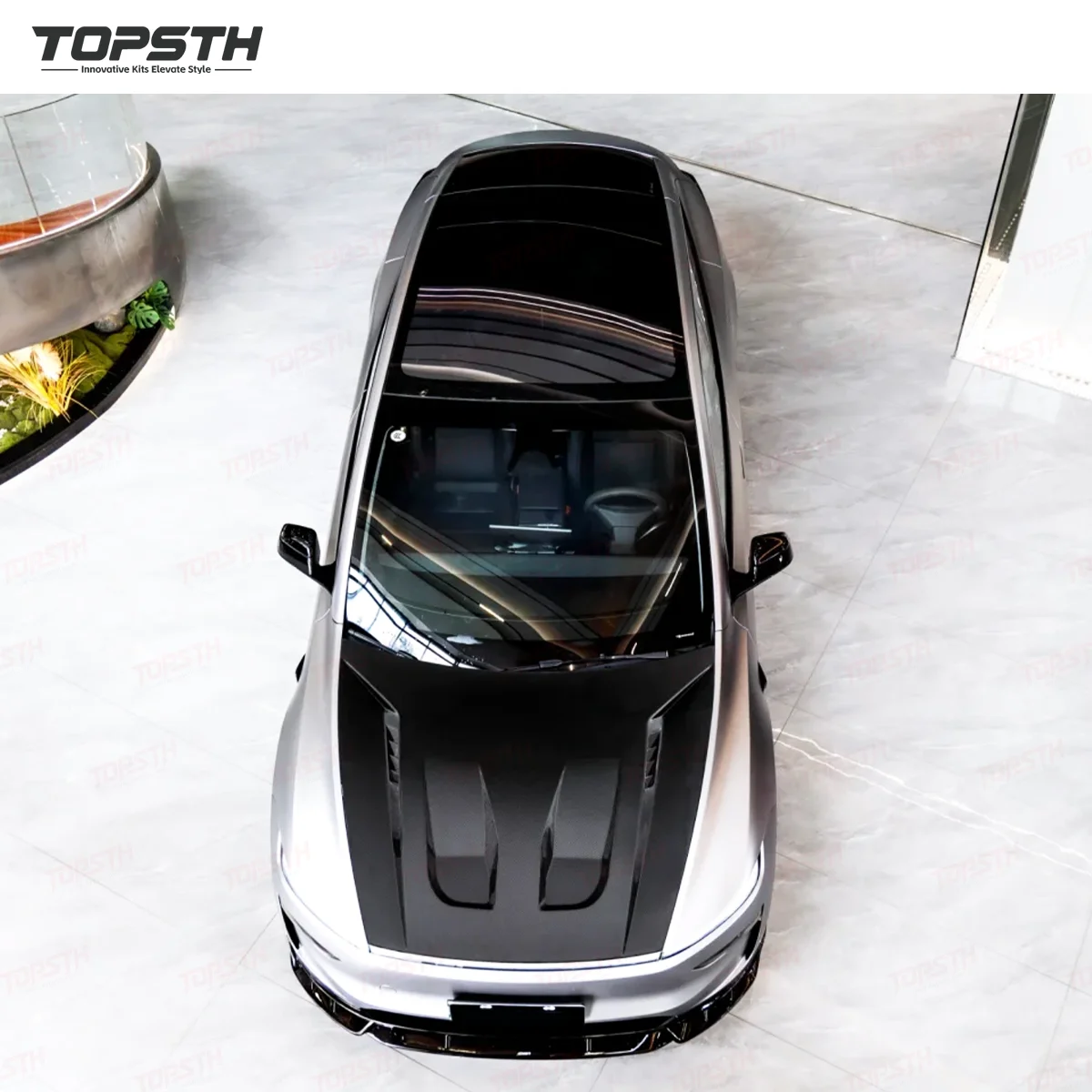 Capó fibra de carbono para Tesla Model Y 2025+ – tuning carbono - imagen 5