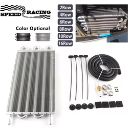 Enfriador de aceite para transmisión universal de aluminio – 2 filas